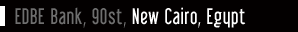 EDBE Bank, 90 st, New Cairo, Egypt